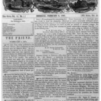 The Friend - 1861.02.01 - Newspaper