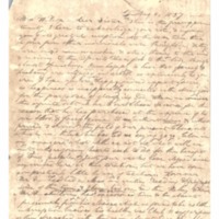 Wilcox, Lucy E. (Hart) - Letters to Lucy Eliza Hart Wilcox at Hilo - Van Duzee, Oral H. [Kaawaloa] ~ August 8, 1837