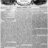 The Friend - 1872.02.01 - Newspaper