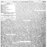 The Friend - 1849.11.15 - Newspaper