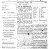 The Friend - 1849.05.01 - Newspaper