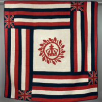 HMH Material Culture Collection - Hawaiian Flag Quilt - 82.4.1.B8